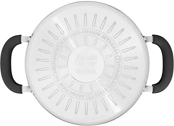 Каструля з кришкою Tefal Jamie Oliver Home Cook, 24см, 5.4л, нержавіюча сталь, силікон, скло - 4