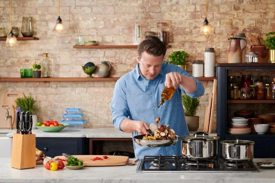 Каструля з кришкою Tefal Jamie Oliver Home Cook, 24см, 5.4л, нержавіюча сталь, силікон, скло - 6
