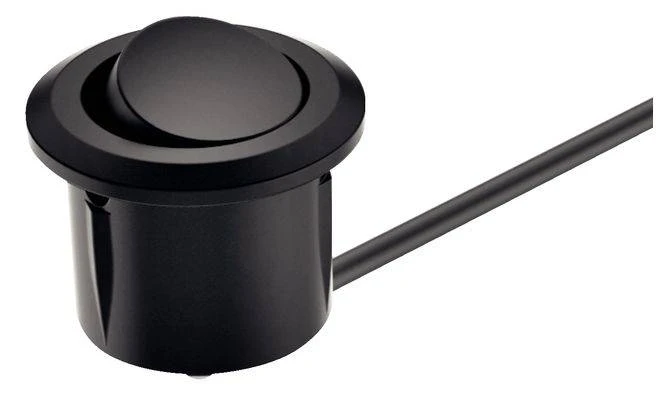 Вимикач D15 мм пластик чорний 83389106