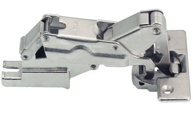 Мебельная петля METALLAMAT SM 175° полунакладная внутренняя сталь никелированный шаблон 48 х 6 мм под шур