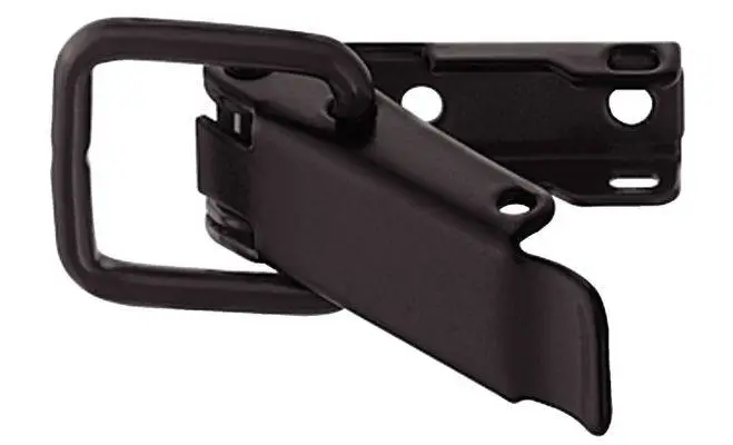 Натяжной засов для ящиков Hafele 380.53.900 55 мм Черный