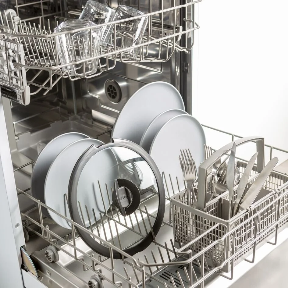 Кришка Tefal Ingenio 18см, скло, силікон, прозоро-чорний - 9