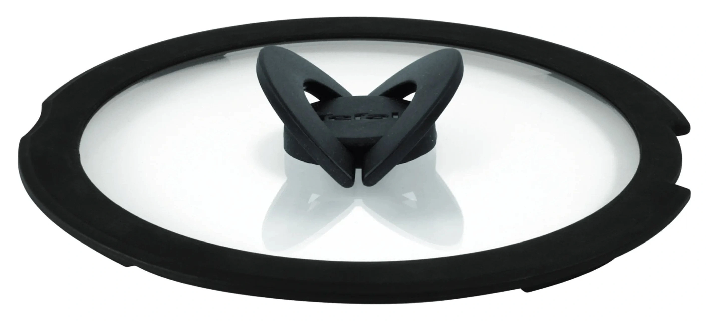 Кришка Tefal Ingenio 22см, скло, силікон, прозоро-чорний - 9