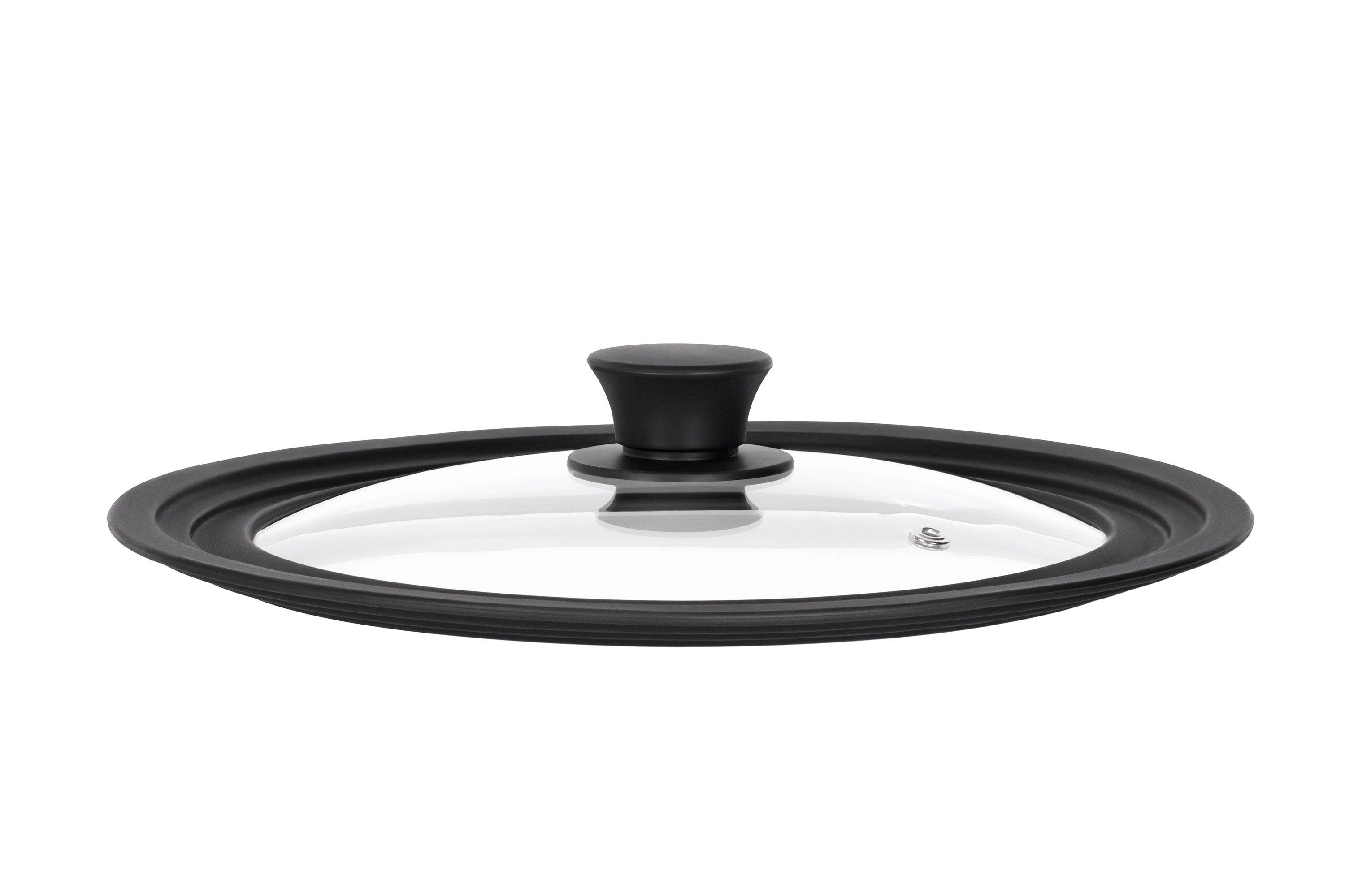 Кришка універсальна Ardesto Black Mars, Smart, 24х26х28см, термостійке скло, силікон