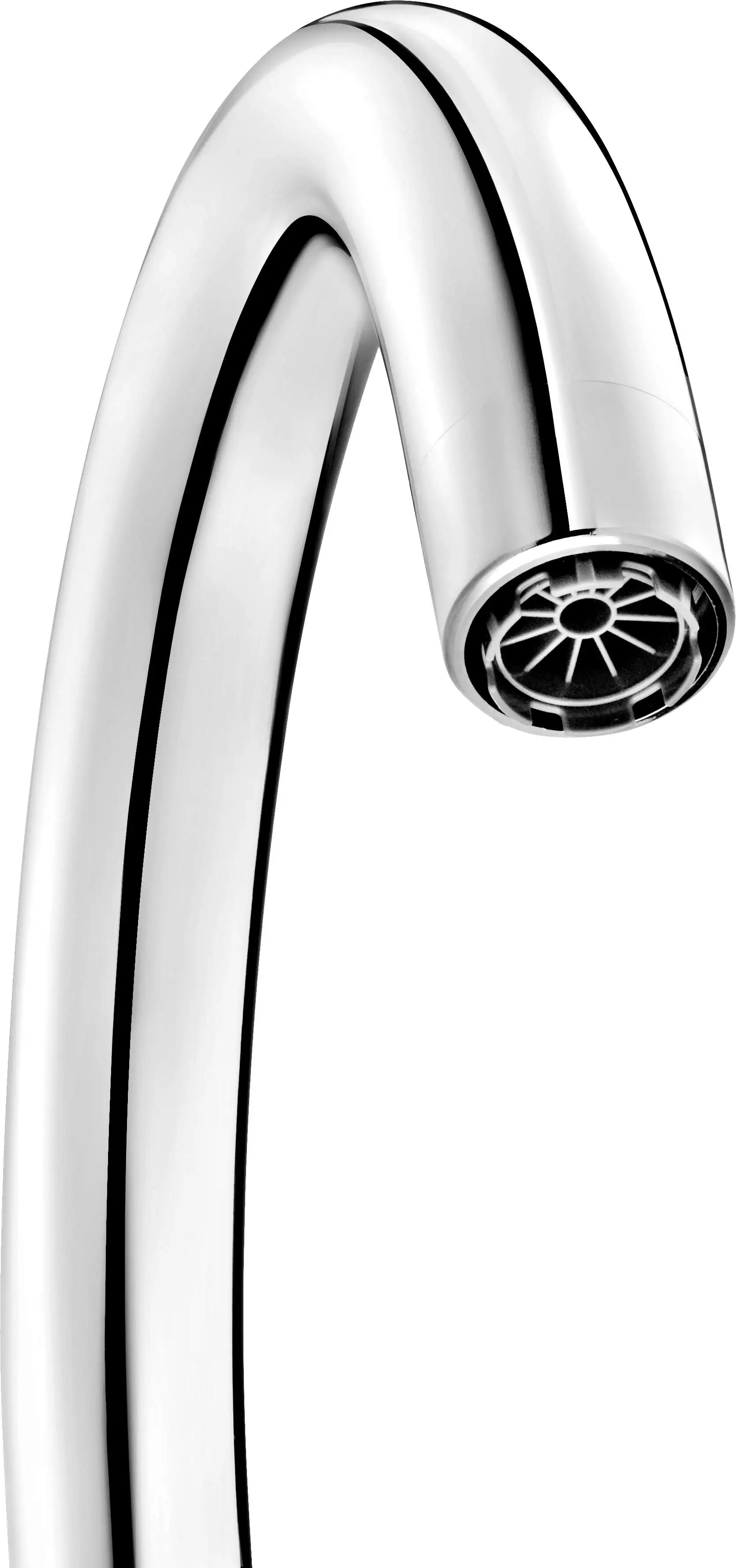 Змішувач для кухні Deante Low pressure,  довжина виливу - 183мм, поворотний, 1важіль, 3-е підкл,, хр - 2