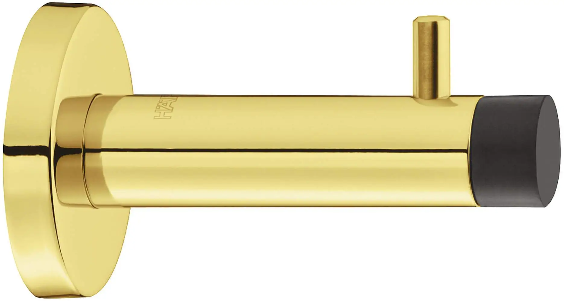 Стопор дверний настінний нержавіюча сталь золотий 19 мм 93713558