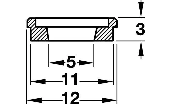 Шайба D12х3 03703400 - 2