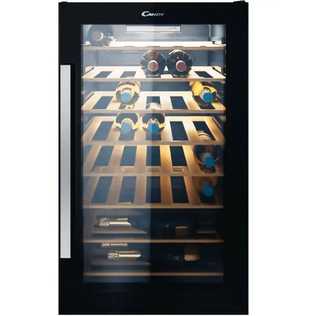 Холодильник Candy для вина, 84.5x49х55, холод.отд.-118л, зон - 1, бут-41, ST, дисплей, черный