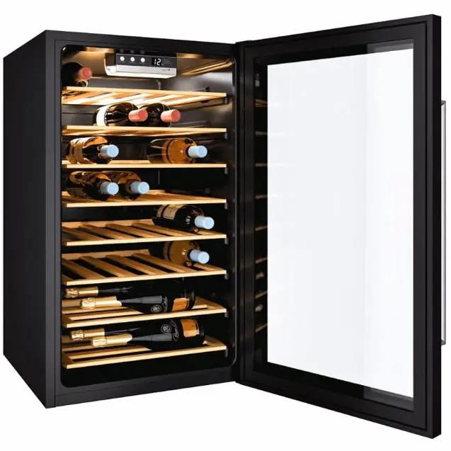 Холодильник Candy для вина, 84.5x49х55, холод.отд.-118л, зон - 1, бут-41, ST, дисплей, черный - 2