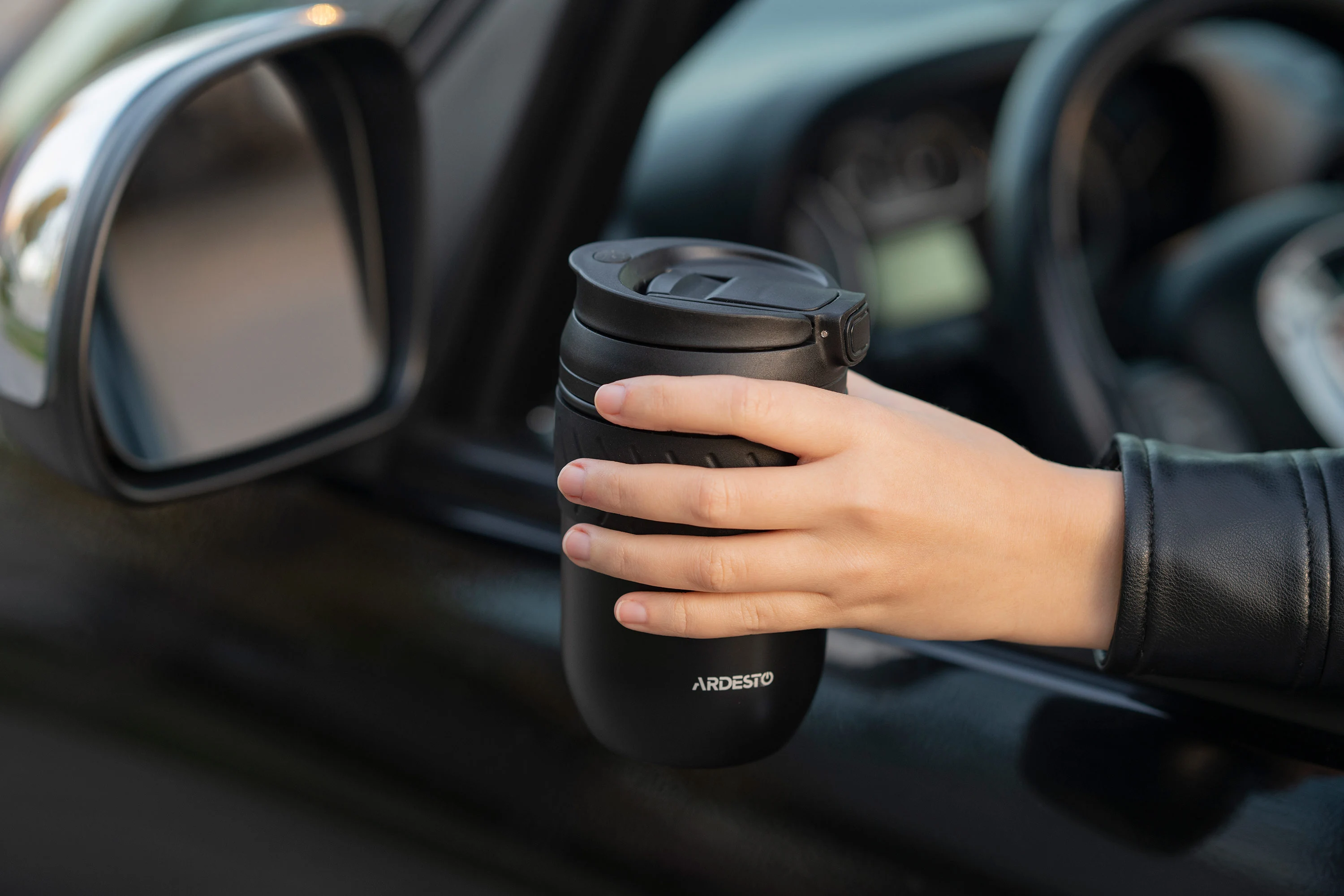 Термокухоль Ardesto Cosy, 400мл, нержавіюча сталь, чорний - 4