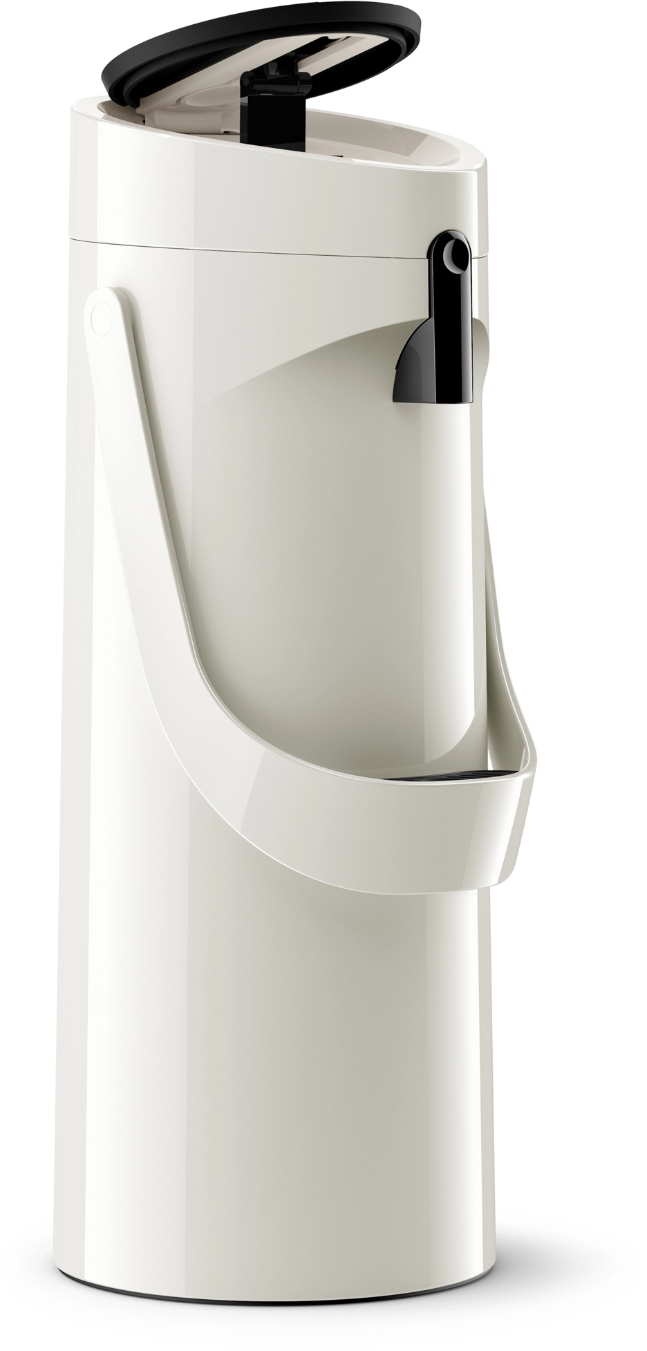 Термос Tefal Ponza Pump, 1.9л, пластик, скло, білий - 2