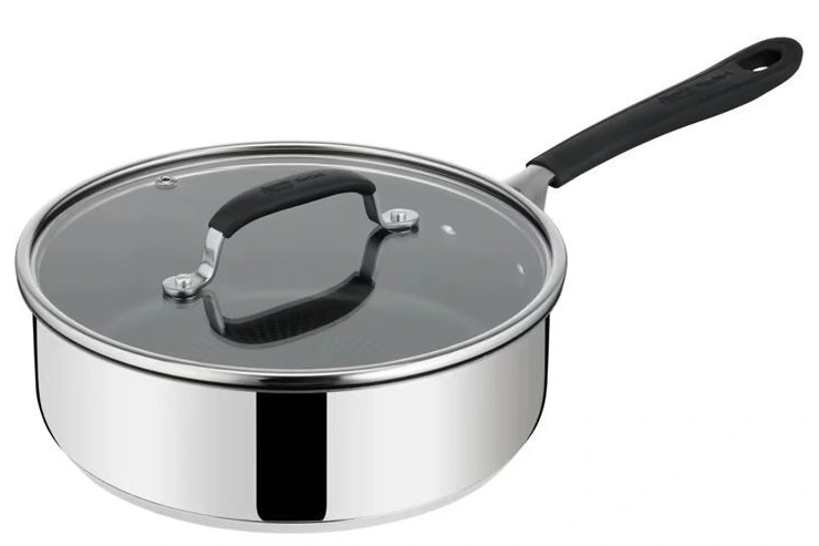 Сотейник з кришкою Tefal Jamie Oliver Home Cook , 24см, 3.5л, нержавіюча сталь, силікон, скло