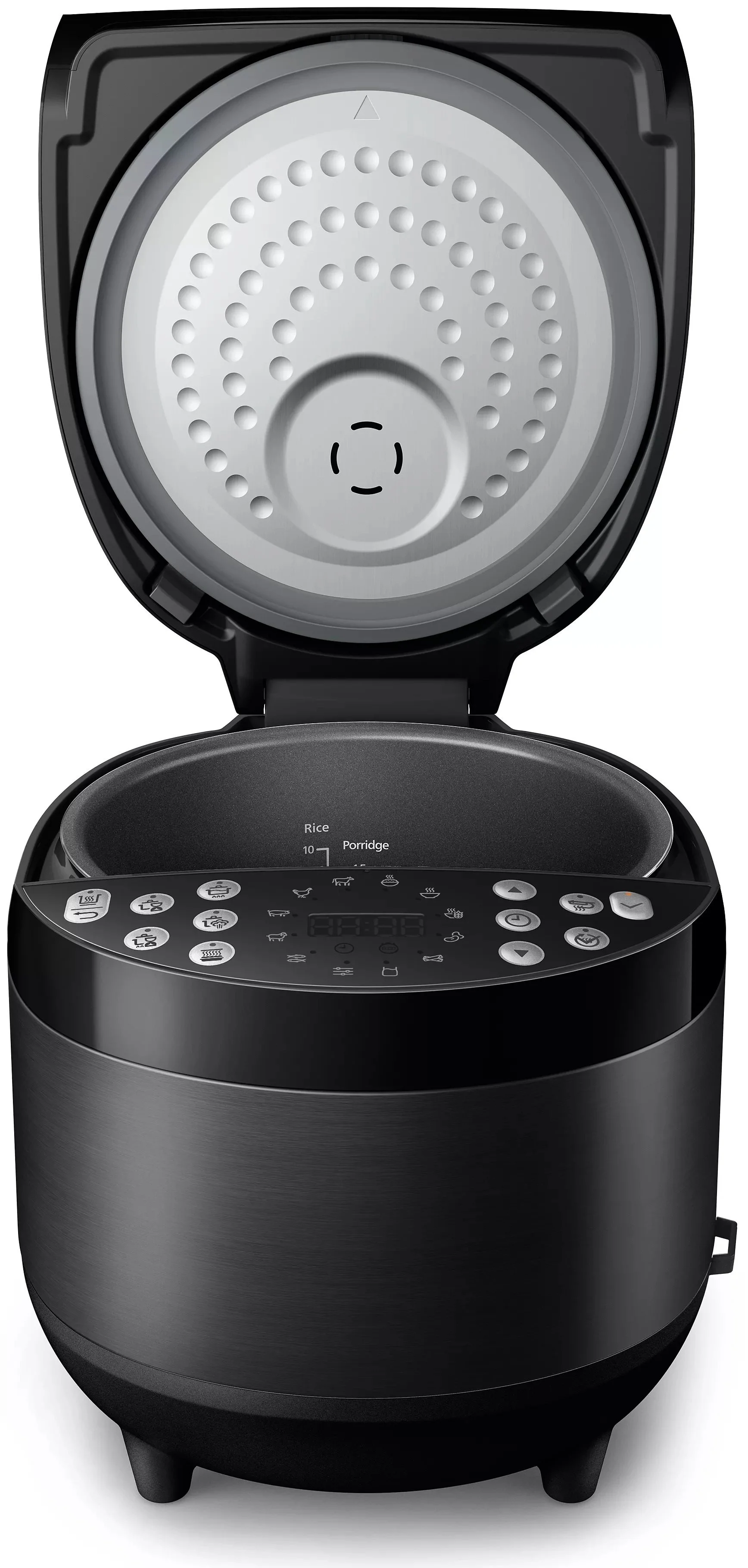 Мультиварка Philips All-in-One 980Вт, чаша-5л, електр. керування , 60 авто. програм, пластик, чорний - 2