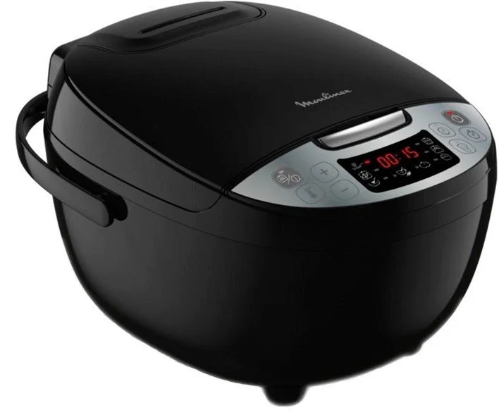 Мультиварка Moulinex SimplyCook, 750Вт, чаша-4л, сенсорне керув., пластик, чорний