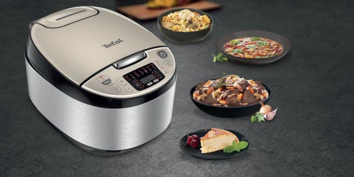 Мультиварка Tefal Essential, 750Вт, чаша-5л, електронне керув., пластик, сірий - 2