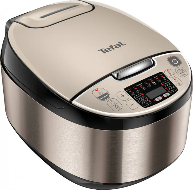 Мультиварка Tefal Essential, 750Вт, чаша-5л, електронне керув., пластик, сірий