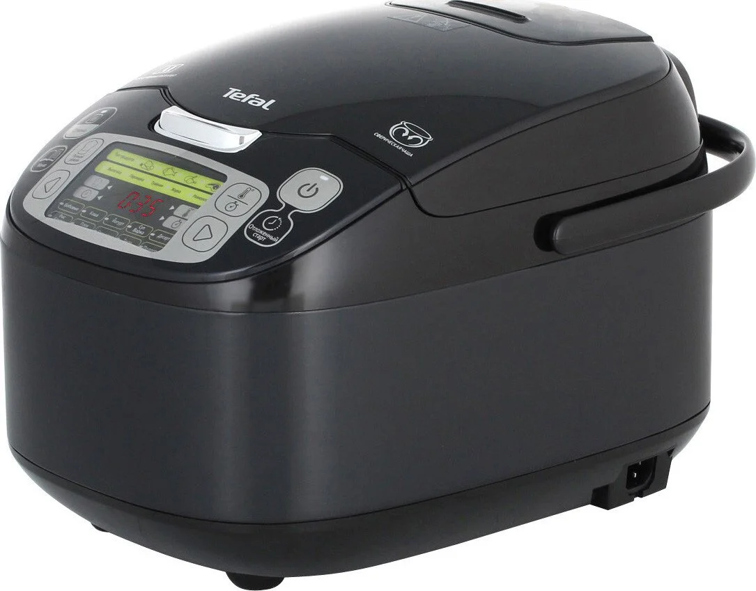 Мультиварка Tefal Fuzzy Logic, 750Вт, чаша-5л, електронне керув., пластик, чорний - 2