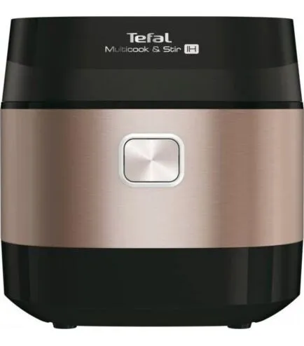Мультиварка Tefal MultiCook&Stir, 1200Вт, чаша-5л, електронне керув., пластик, чорно-бронзовий