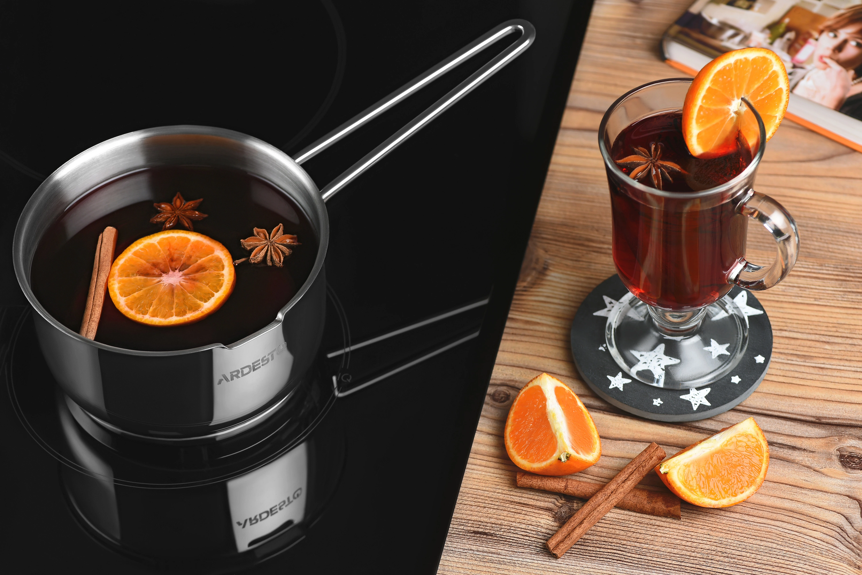 Ківш Ardesto Black Mars, 1.4л, нержавіюча сталь - 6