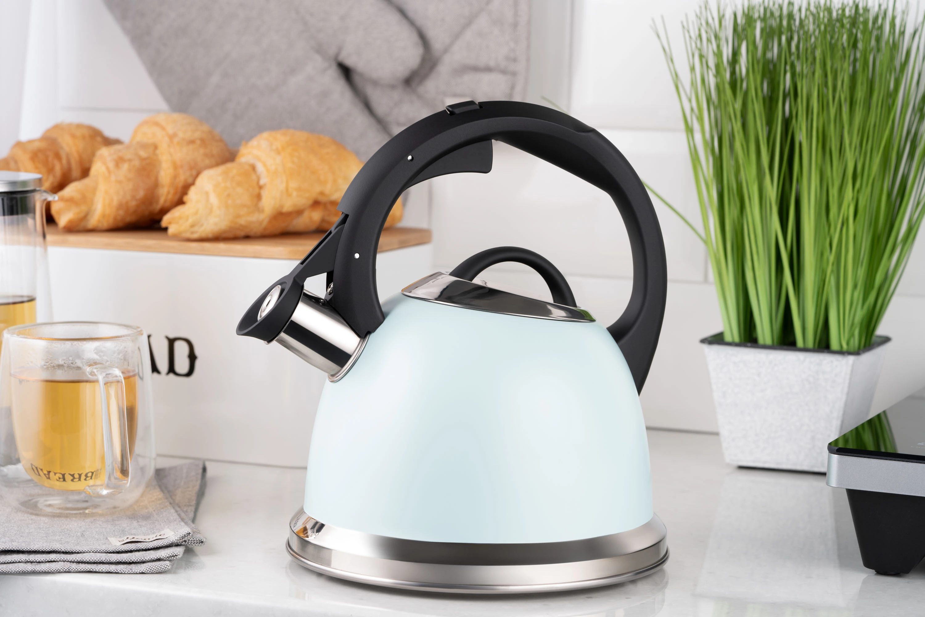 Чайник Ardesto Gemini, 2л, нержавіюча сталь, блакитний - 2