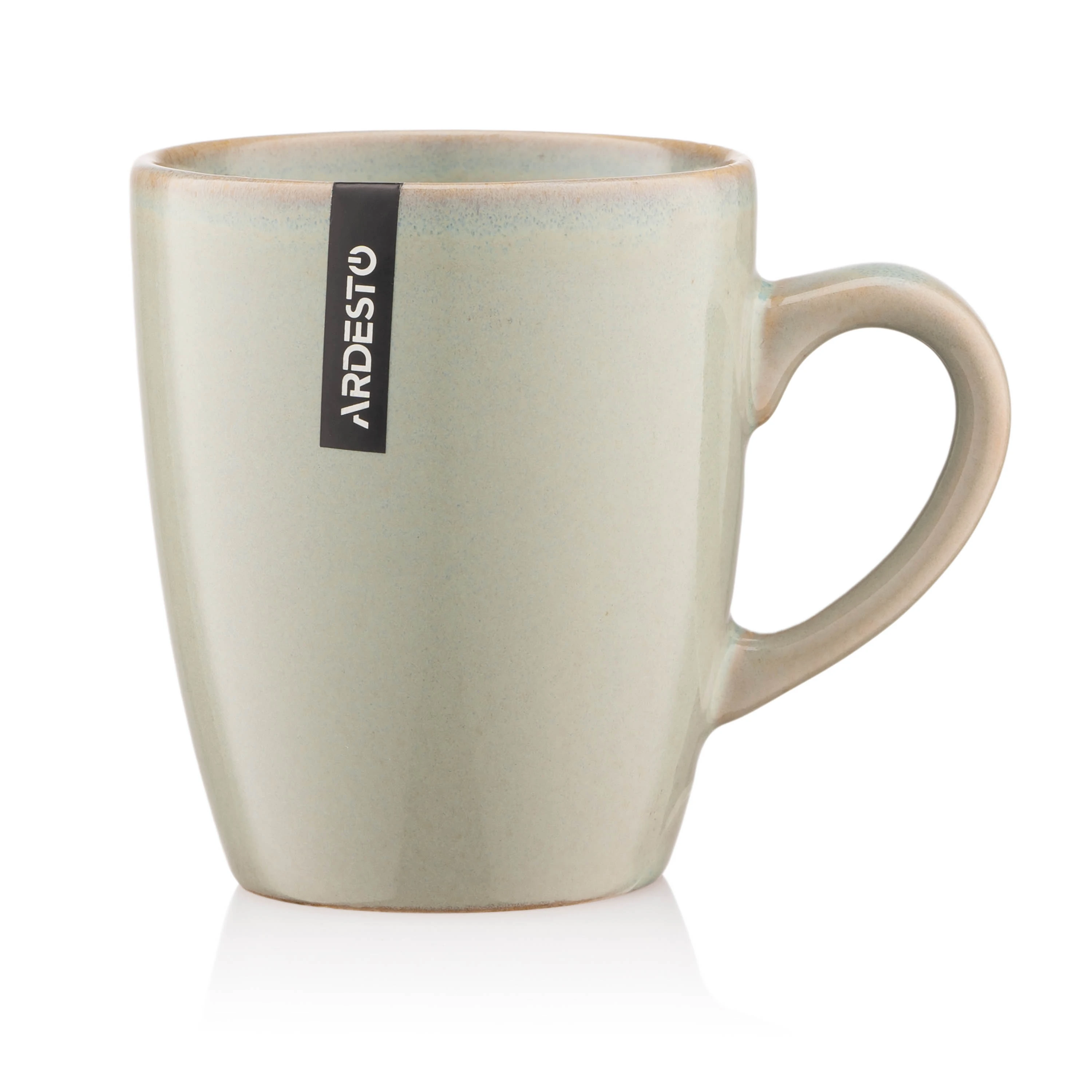 Чашка Ardesto Lecco, 390мл, кераміка, сірий