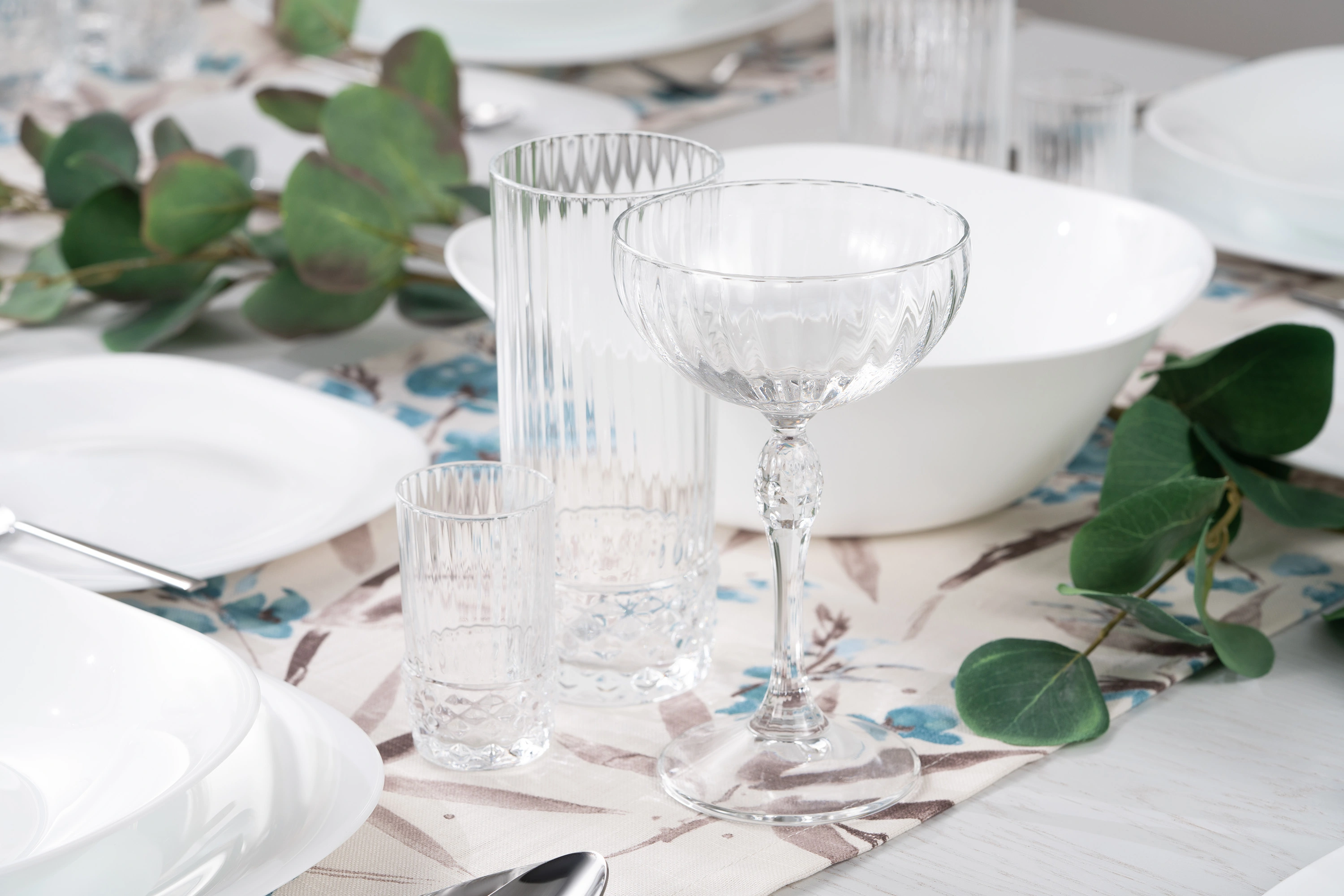 Набір келихів для коктейлю Bormioli Rocco America '20s, 220мл, h157мм, 6шт, скло, прозорий - 2