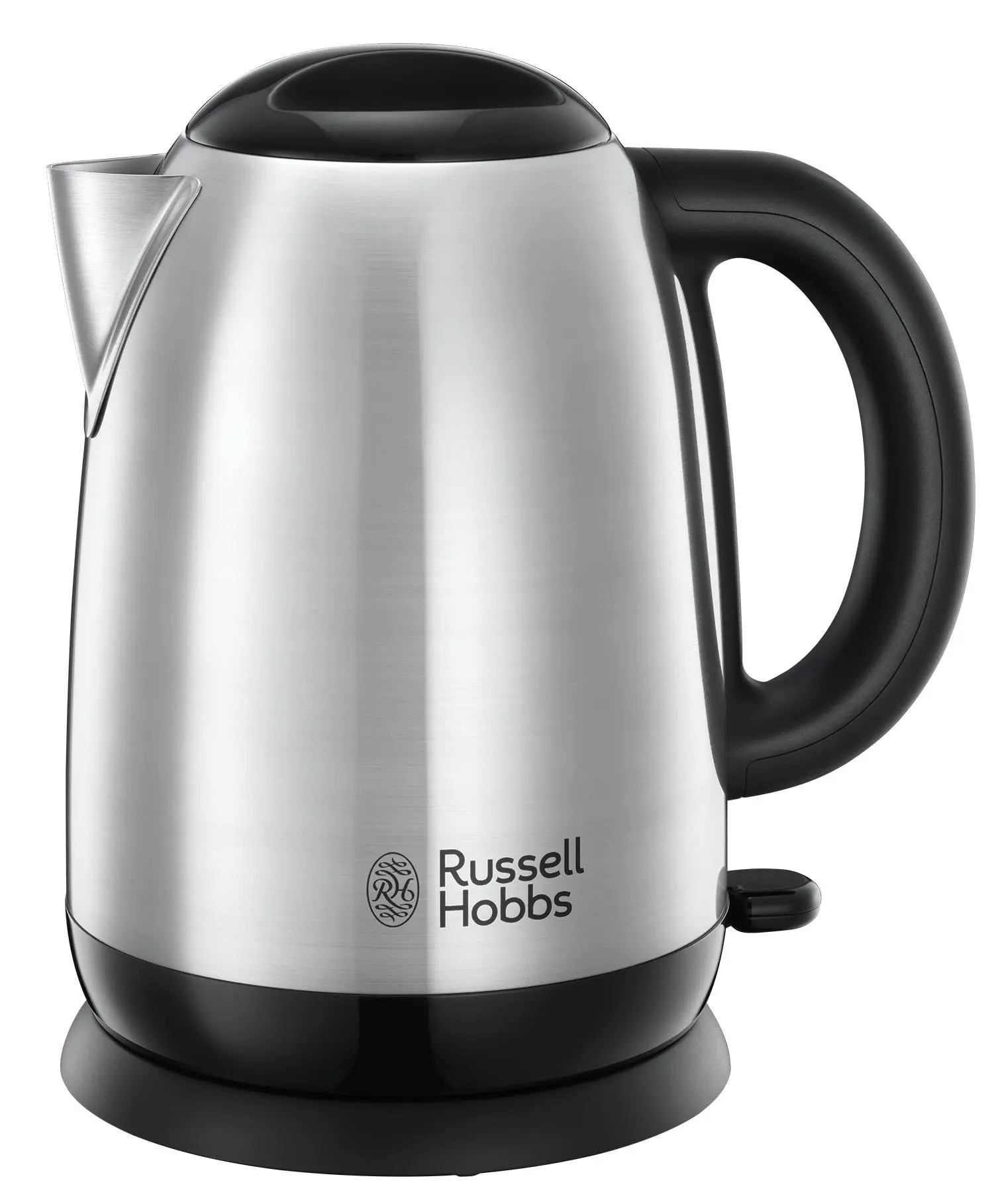 Електрочайник Russell Hobbs Adventure 1.7л, метал, сріблясто-чорний