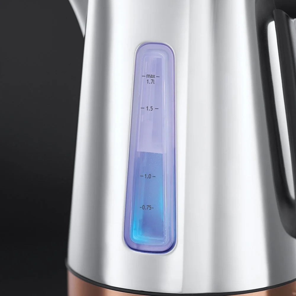 Електрочайник Russell Hobbs Luna 1.7л, метал, сріблясто-бронзовий - 2