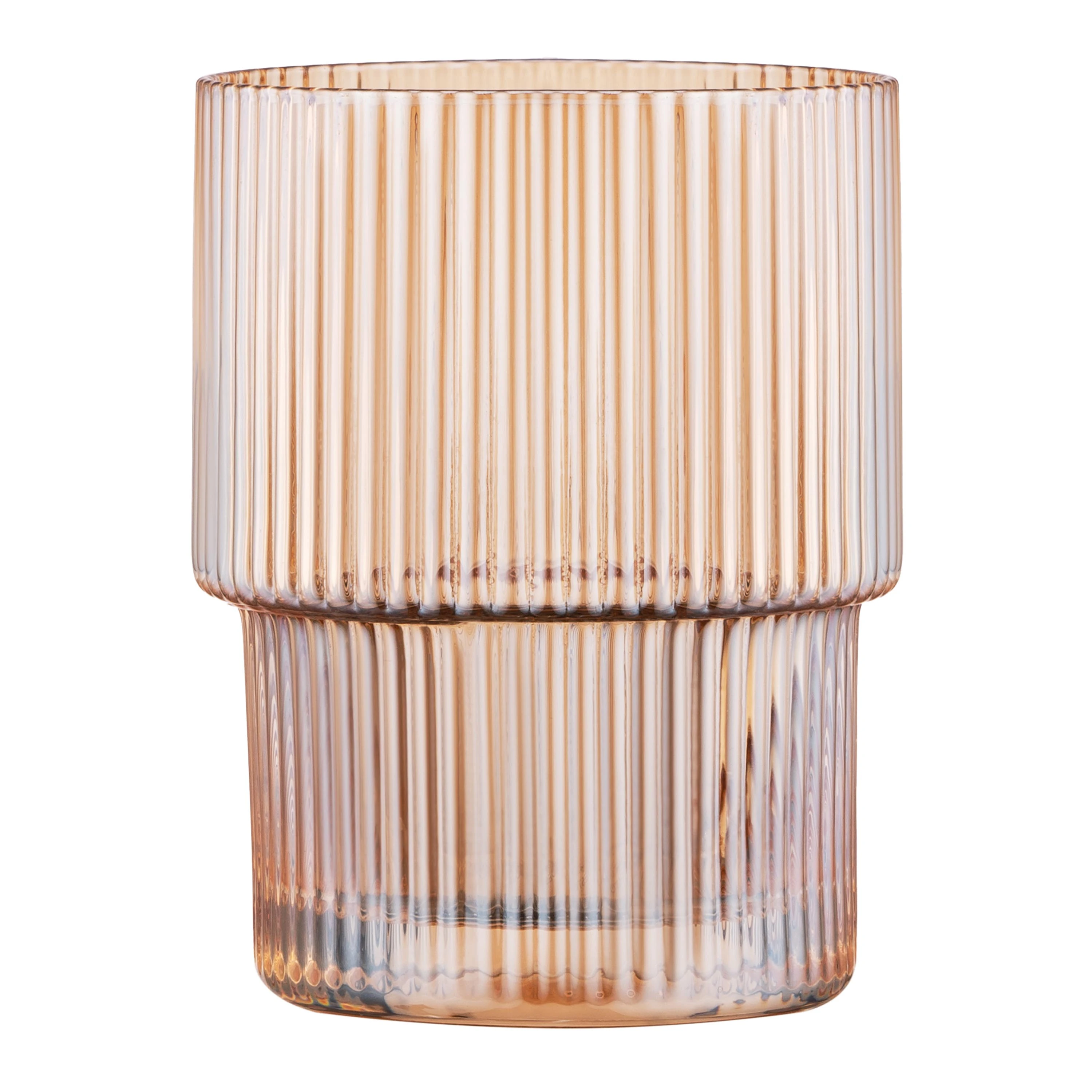 Набір склянок низьких Ardesto 200мл, 2шт, скло, золотистий - 2