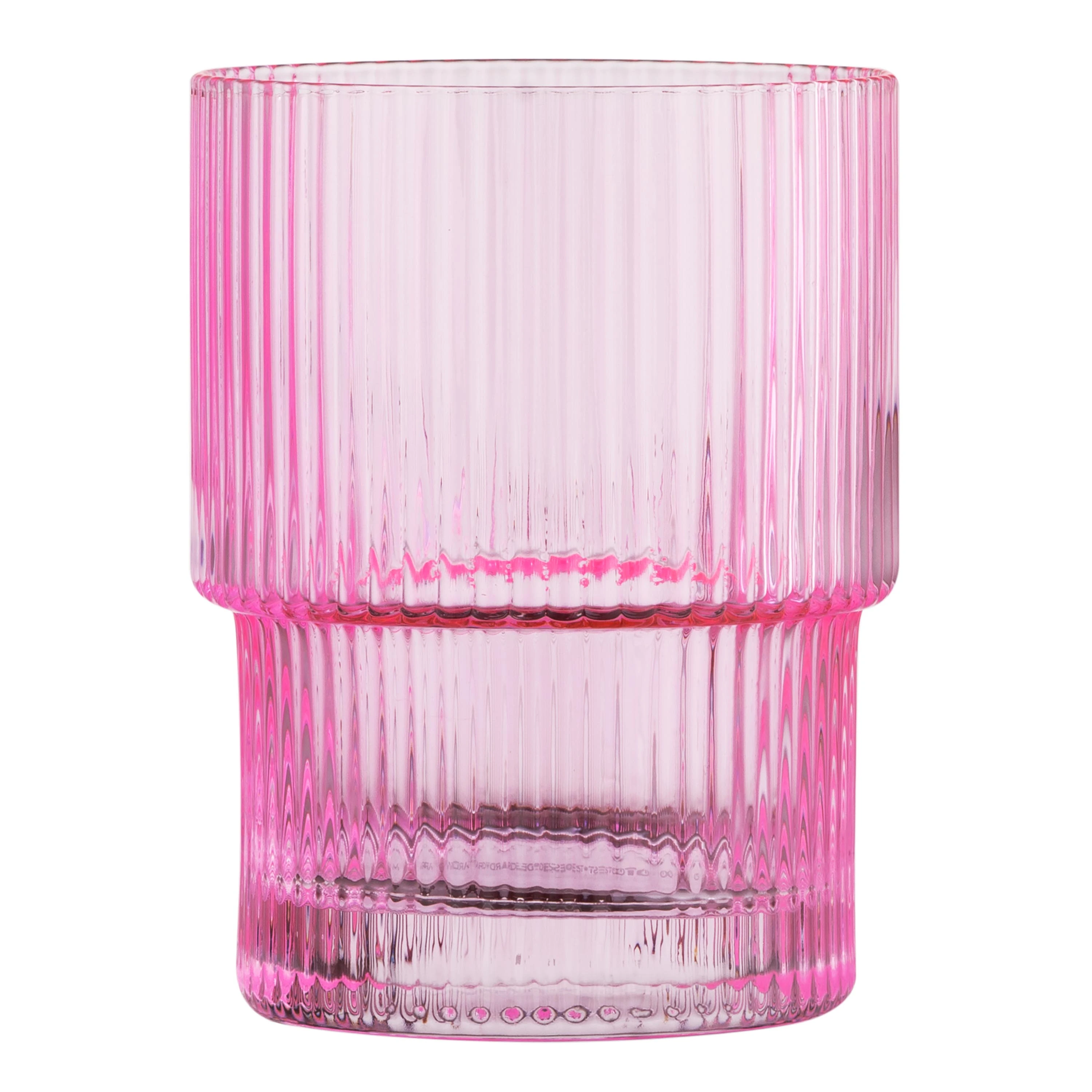 Набір склянок низьких Ardesto 200мл, 2шт, скло, рожевий - 2