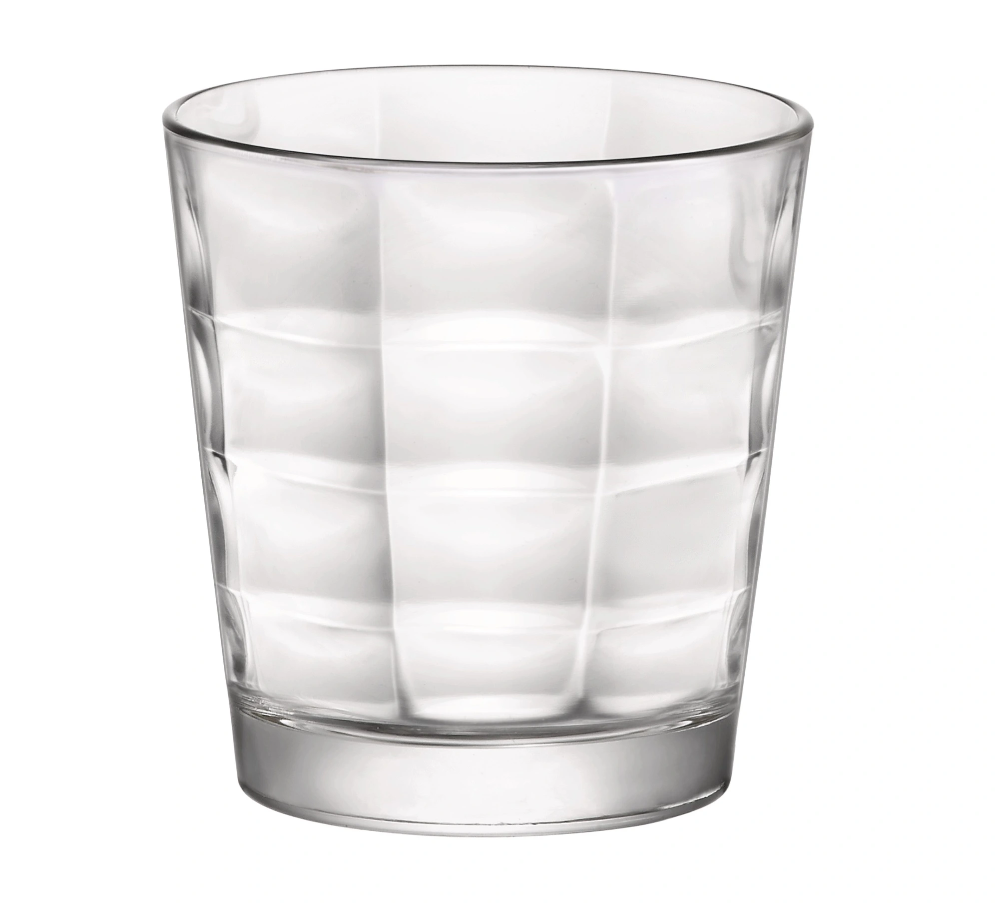 Набір склянок низьких Bormioli Rocco Cube, 245мл, h85мм, 6шт, скло, прозорий