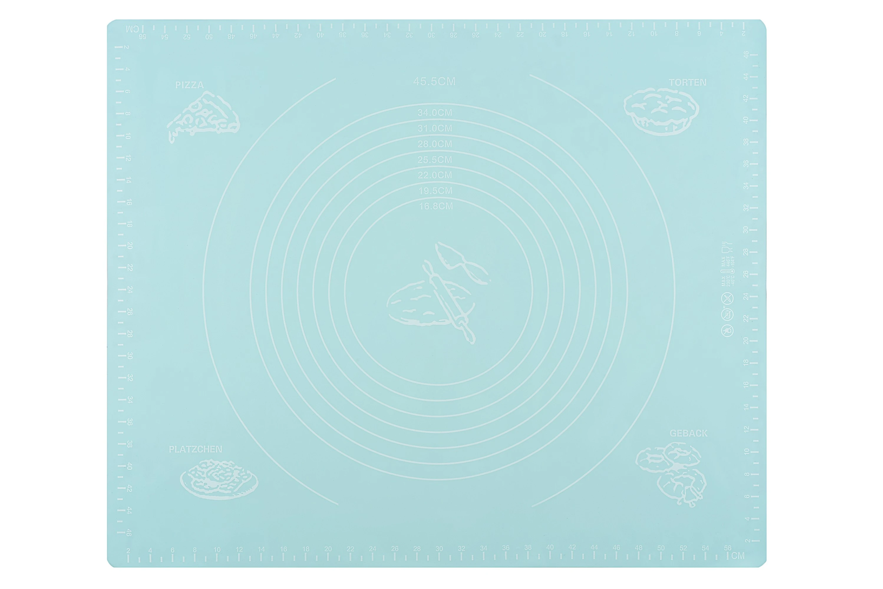 Килимок для випікання Ardesto Tasty baking, 50х60см, силікон, блакитний