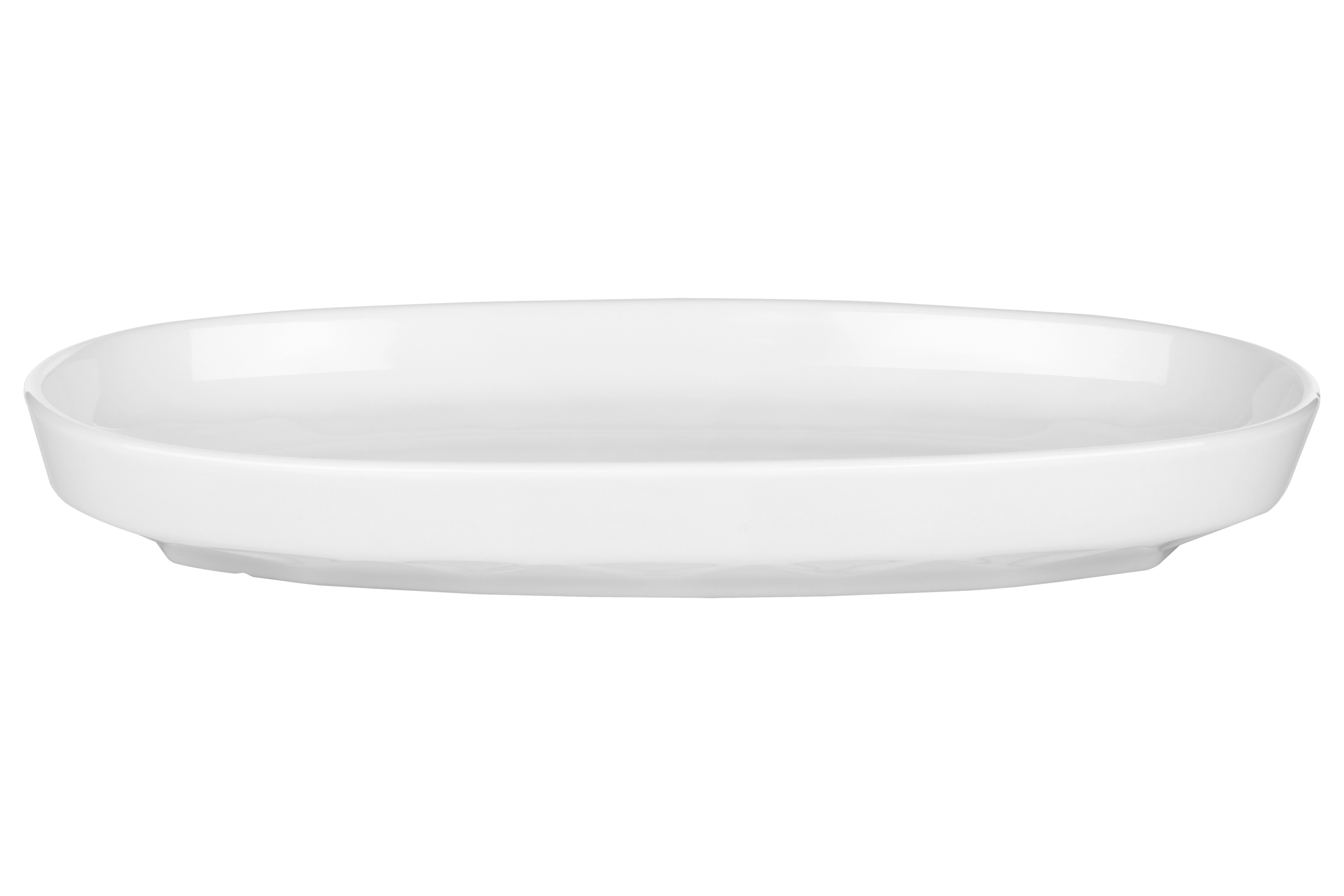 Форма для запікання Ardesto Gemini, 29.8х18.8х4см, порцеляна, овальна, білий