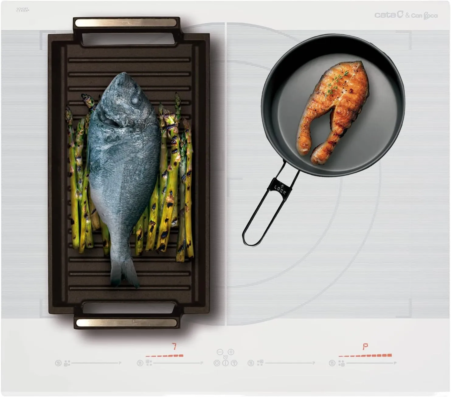 Варильна поверхня Cata індукційна, 60см, Giga 600, білий - 2