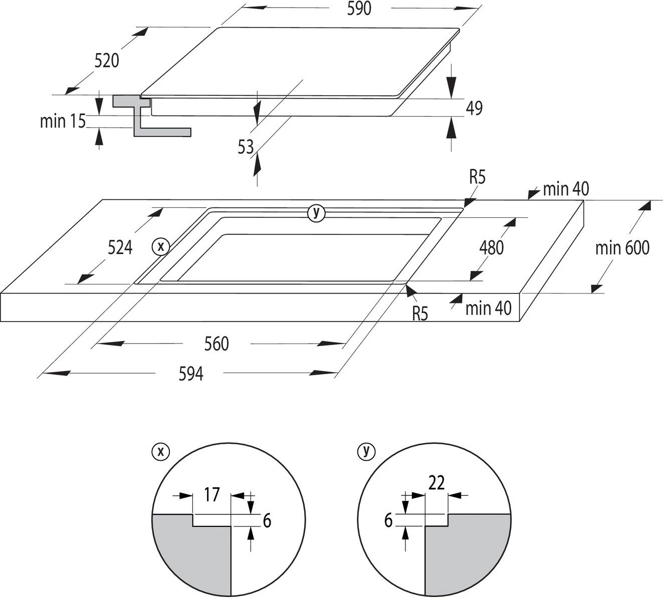 Варочная поверхность Gorenje индукционная, 60см, PowerBoost, TouchControl, увеличенная площадь приготовления, - 8