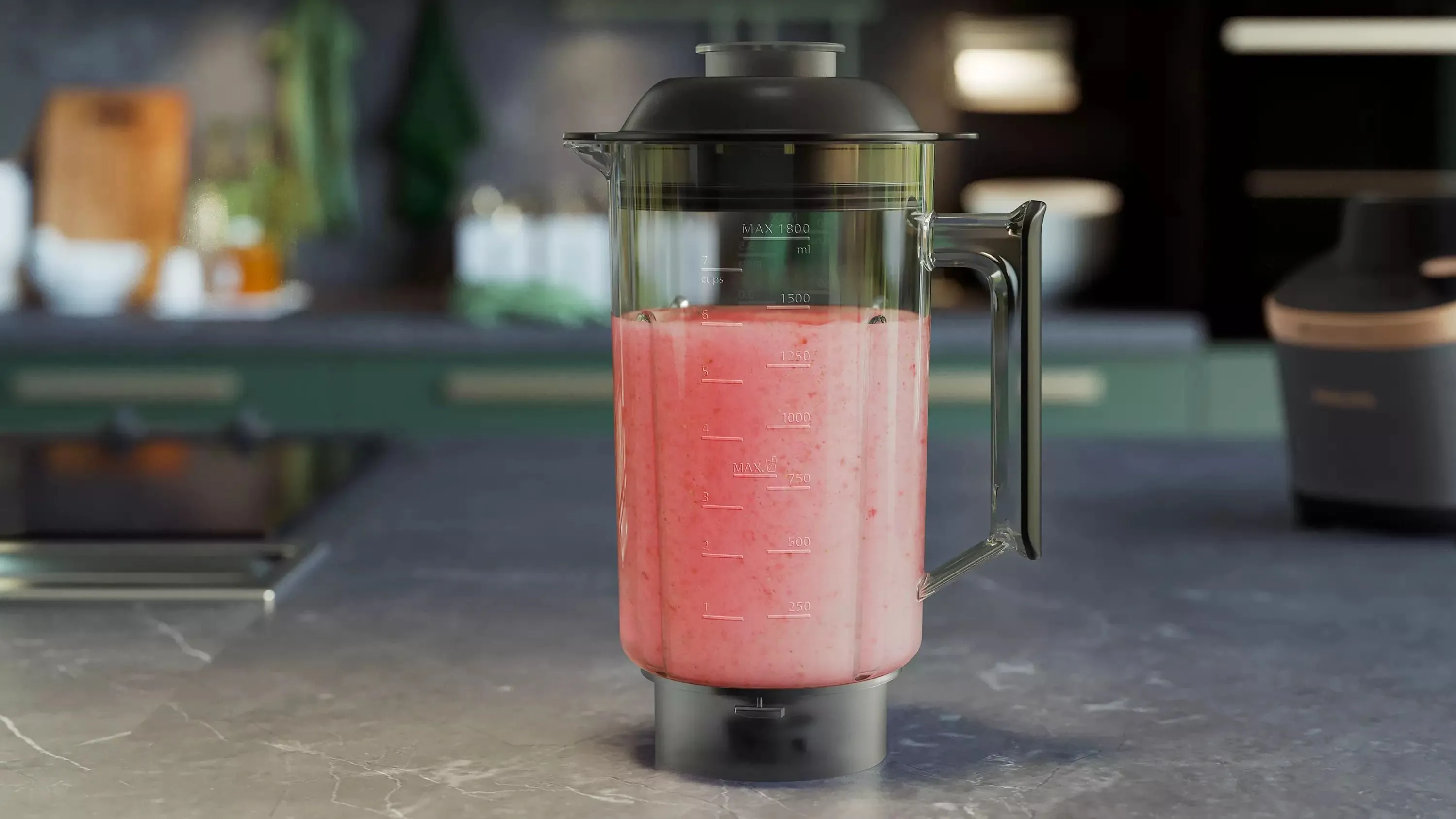 Блендер Philips стаціонарний Flip&Juice, 1500Вт, чаша-2000мл, мідно-чорний - 2