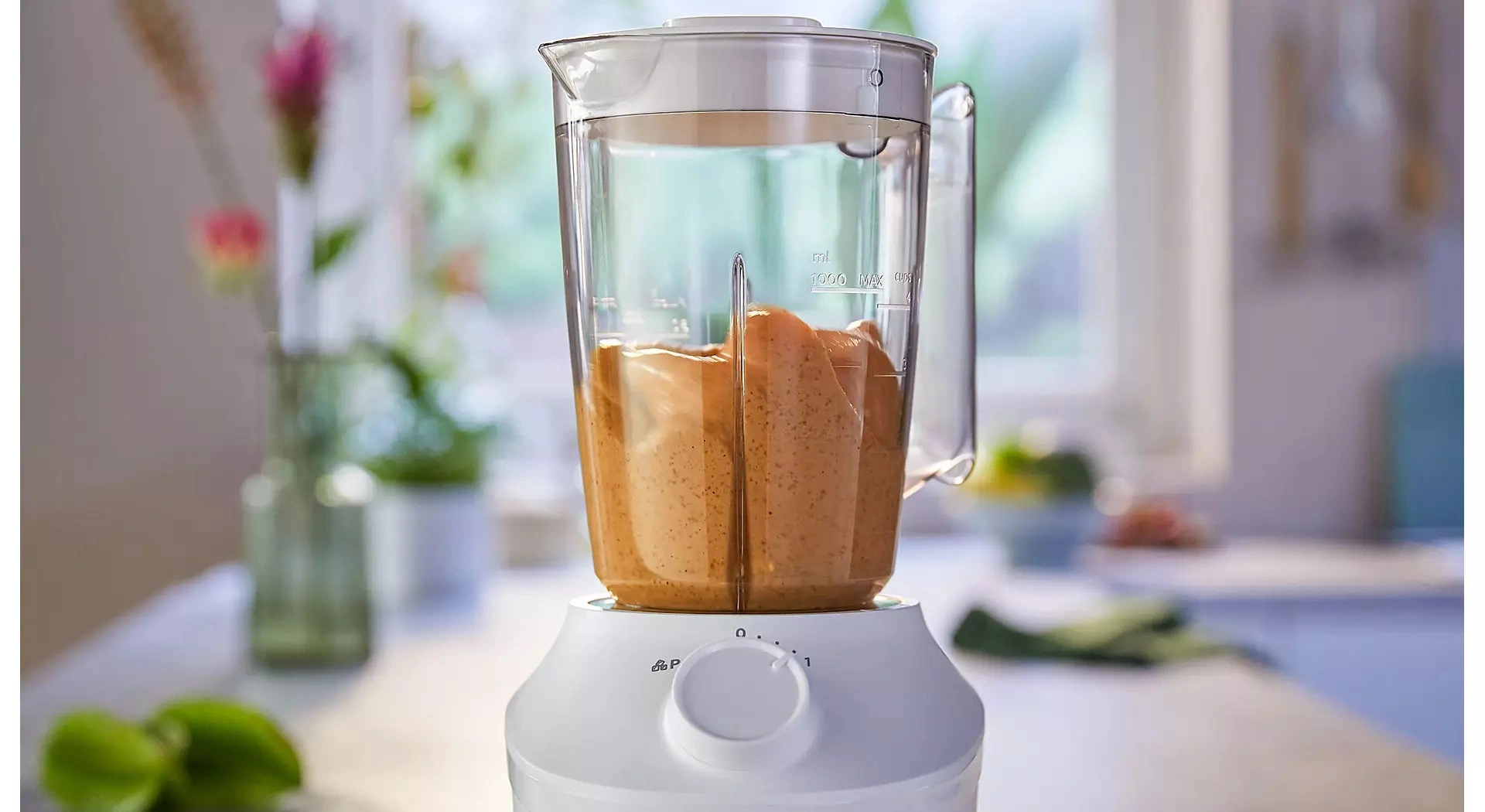 Блендер Philips стаціонарний 3000 series 450Вт, чаша-1900мл, чопер, імпульсний режим, білий - 3