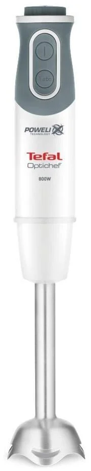 Блендер Tefal заглибний Optichef 800Вт, 3в1, чаша-800мл, чопер-500мл, турборежим, білий - 2