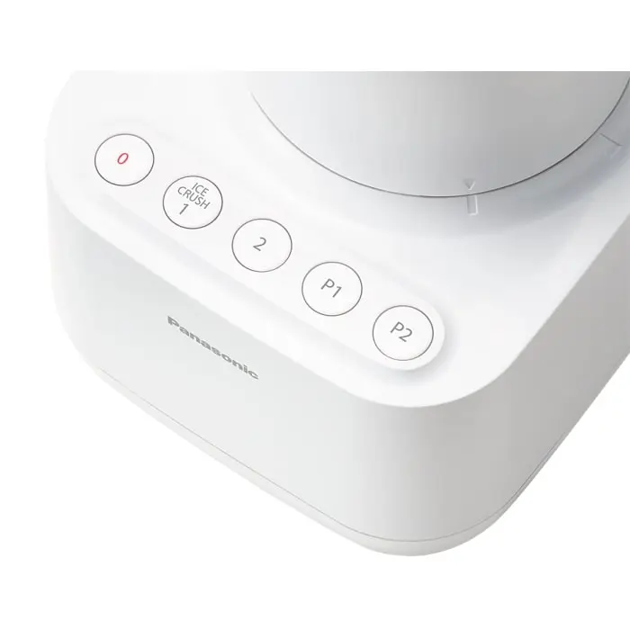 Блендер Panasonic стаціонарний 300Вт, чаша-1500мл, скло, білий - 2