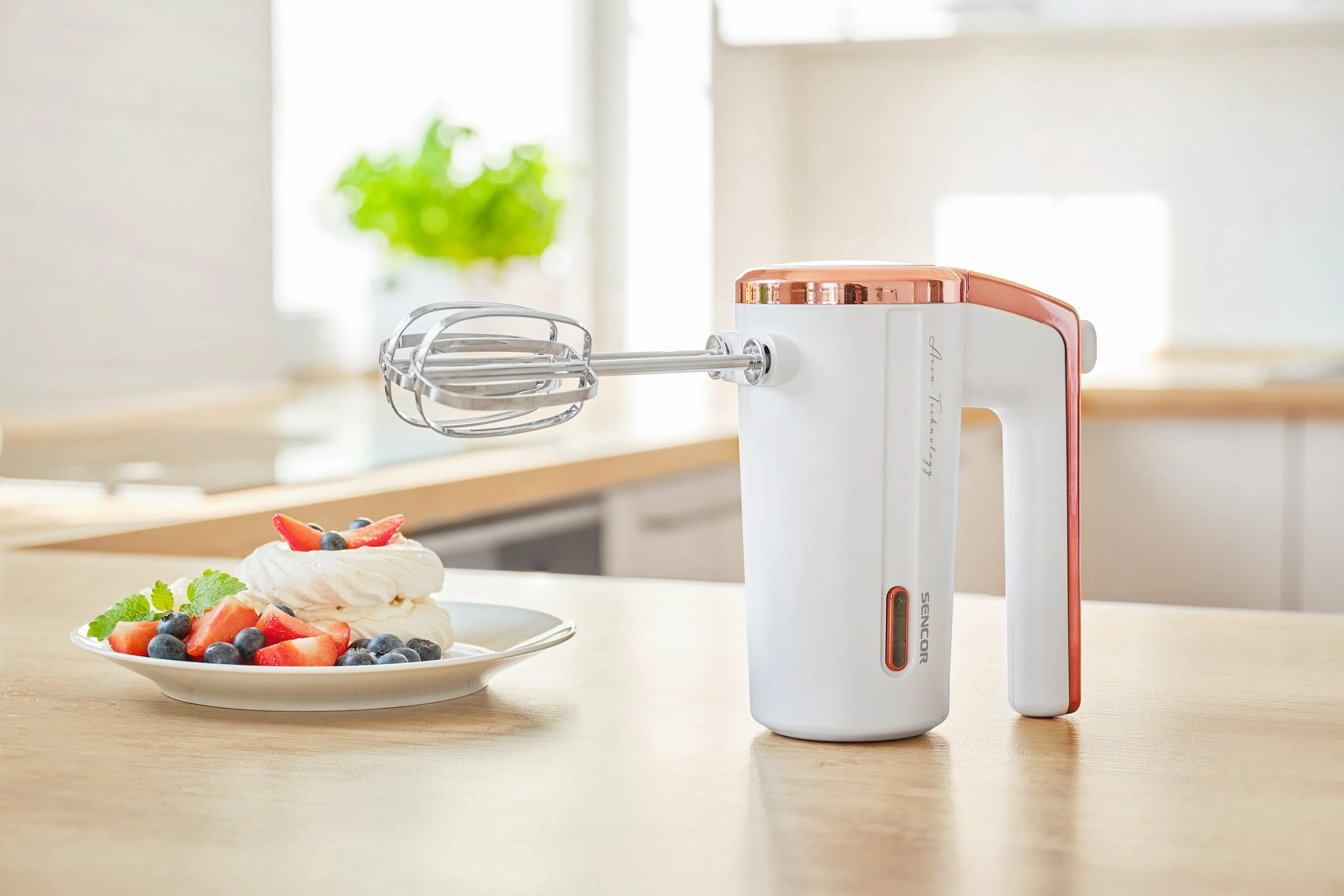Міксер Sencor ручний Accu technology, 50Вт, насадки-2, безпровідний, USB-C, білий - 29