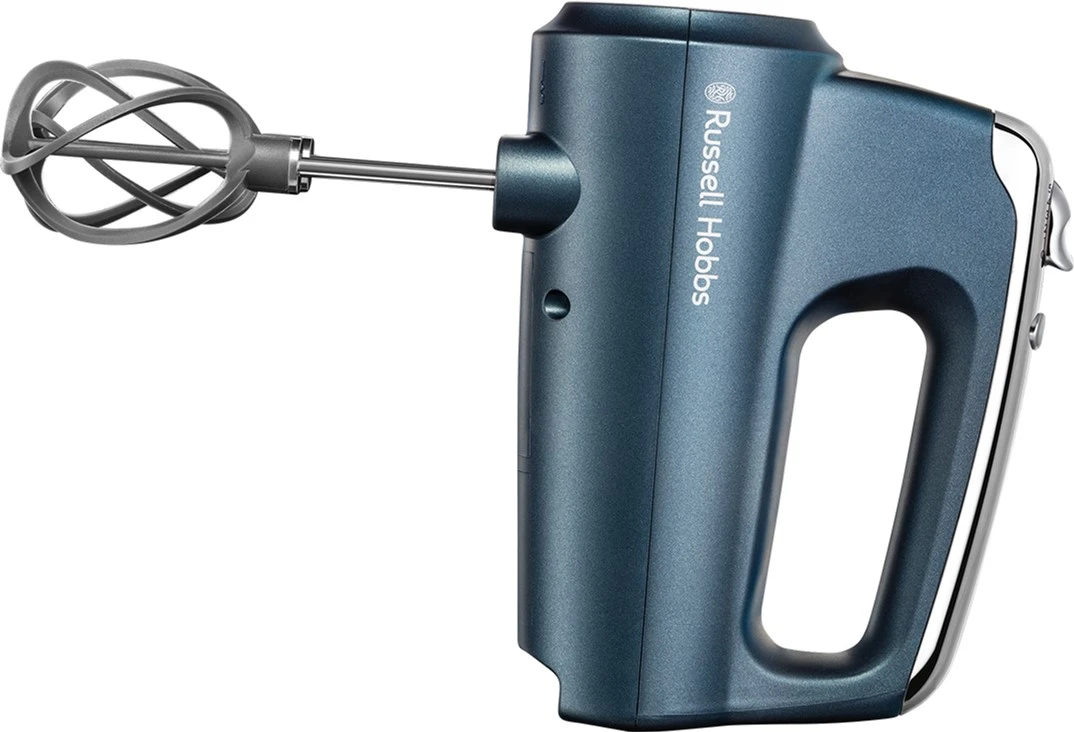 Міксер Russell Hobbs ручний Sapphire, 350Вт, насадки-4, турборежим, синій - 3