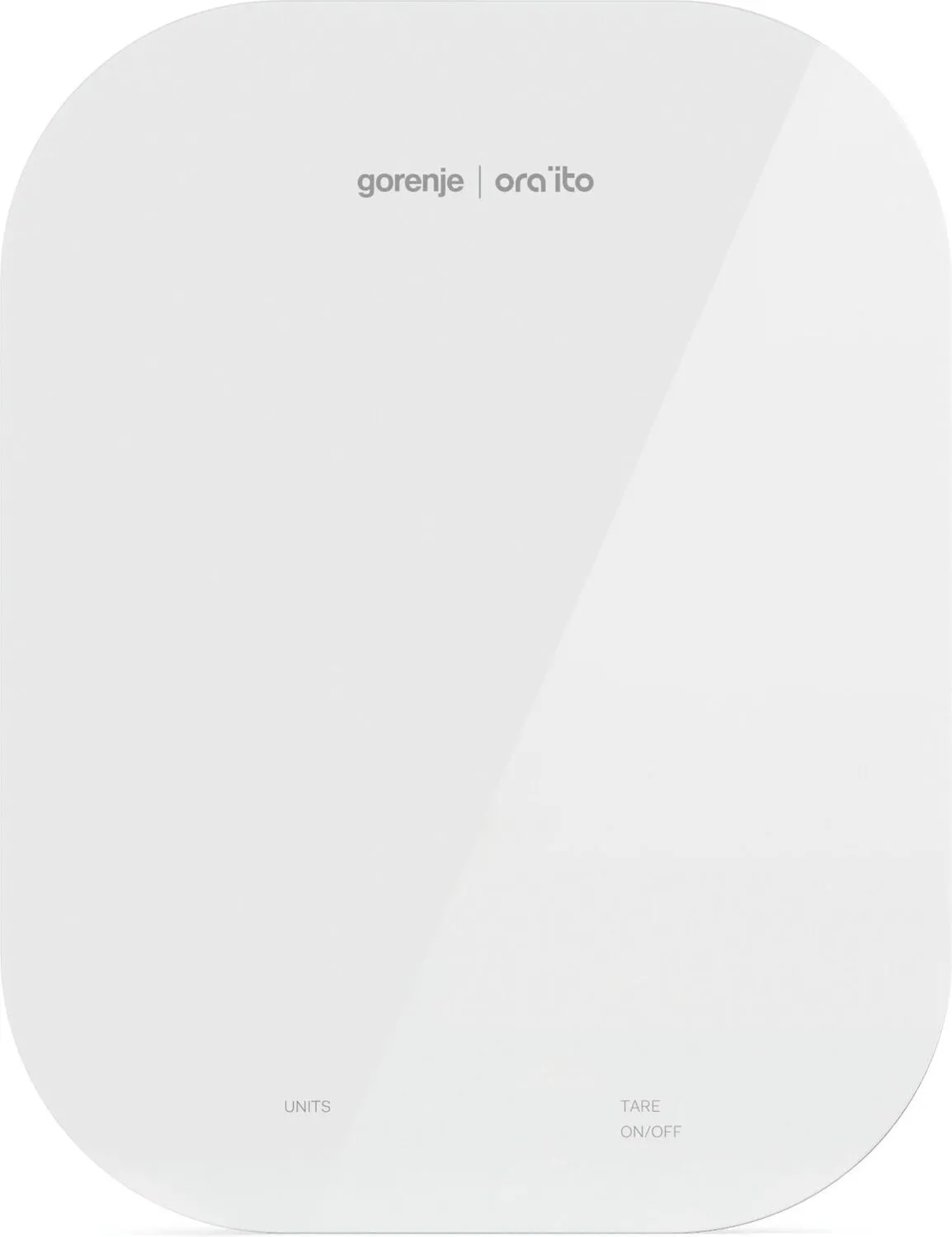 Ваги Gorenje кухонні, 10кг, AAAx3 в комплекті, скло, білий