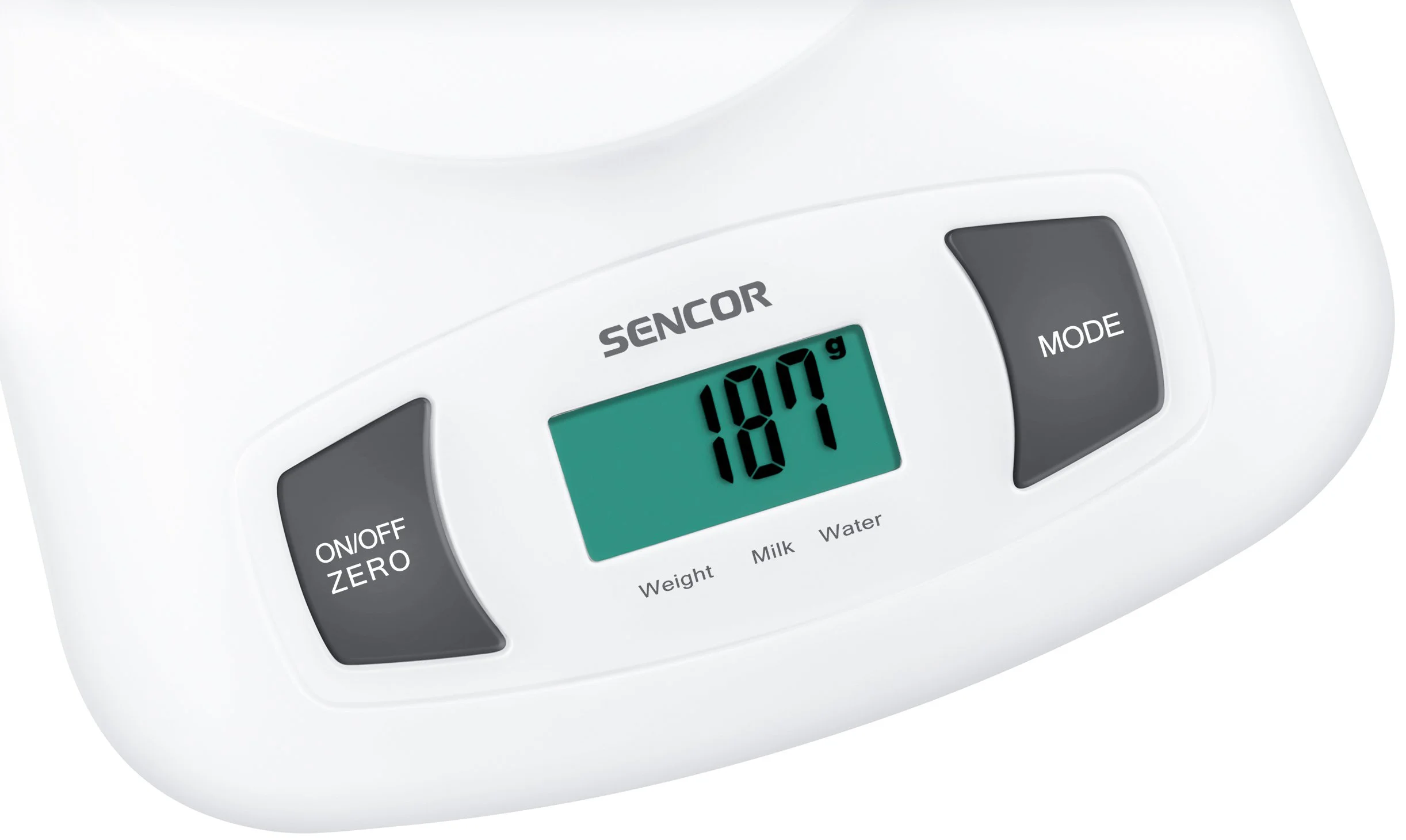 Ваги Sencor кухонні з чашею, 5кг, CR2032x1 в комплекті, пластик, білий - 4
