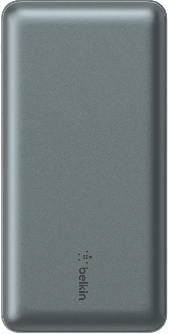 Акумулятор портативний літій-іонний Power Bank Belkin 20000мА·год, 15Вт, 2хUSB-A/USB-C, cірий