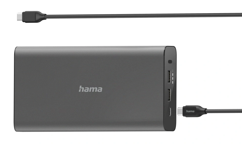 Акумулятор портативний літій-іонний Power Bank Hama 26800 мА·год, 60Вт, PD - 2