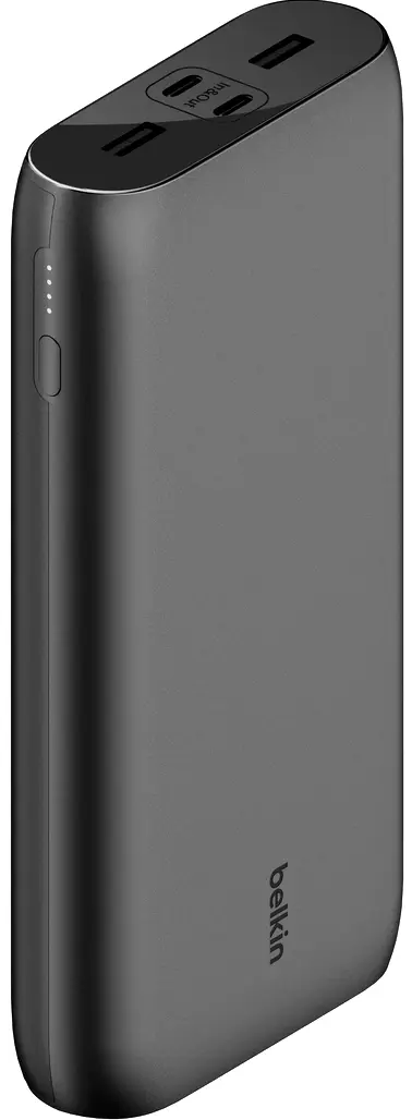 Акумулятор портативний літій-іонний Power Bank Belkin 26000мА·год, 32Вт, USB-A/USB-C PD PPS, чорний - 2