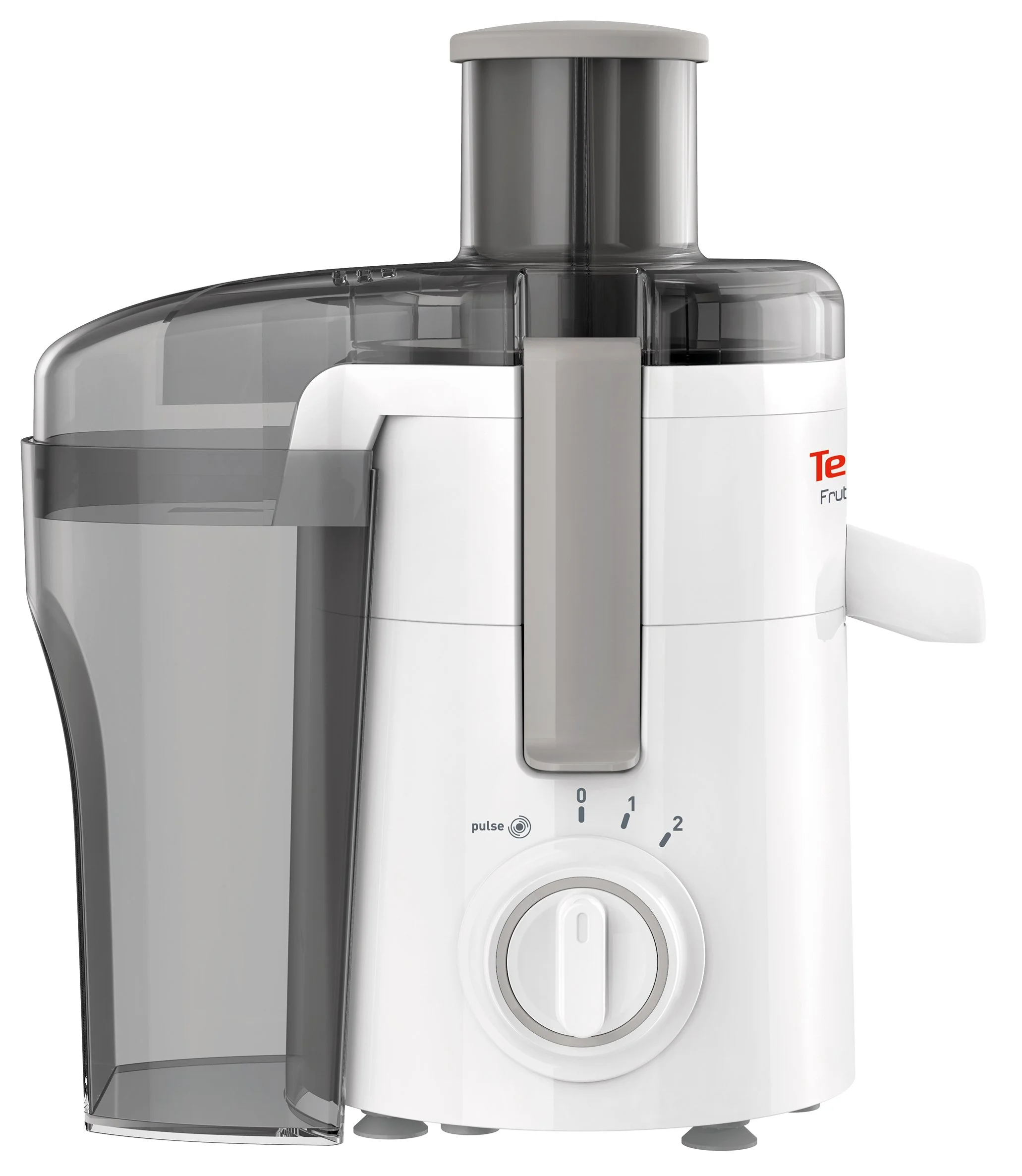 Соковитискач Tefal Frutelia + відцентрований 350Вт, чаша-0.95л, жмих-0.5л, пластик, біло-сірий - 2