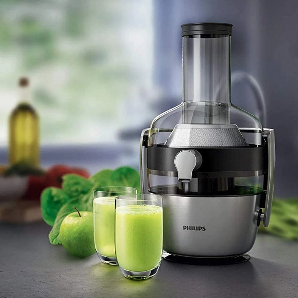 Соковитискач Philips Avance Collection відцентрований 1200Вт, чаша-1л, жмих-2.1л, жолоб на ціле яблу - 2
