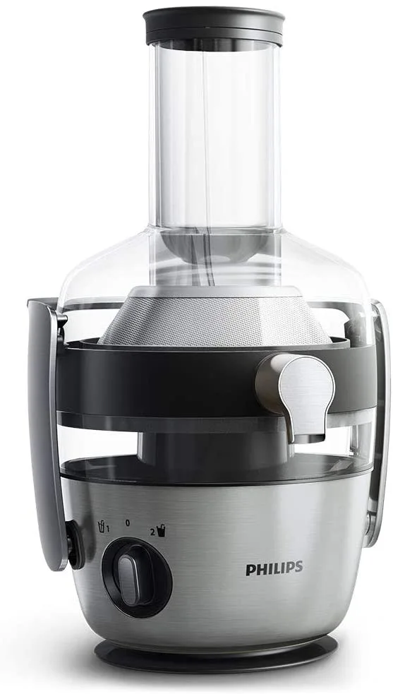 Соковитискач Philips Avance Collection відцентрований 1200Вт, чаша-1л, жмих-2.1л, жолоб на ціле яблу