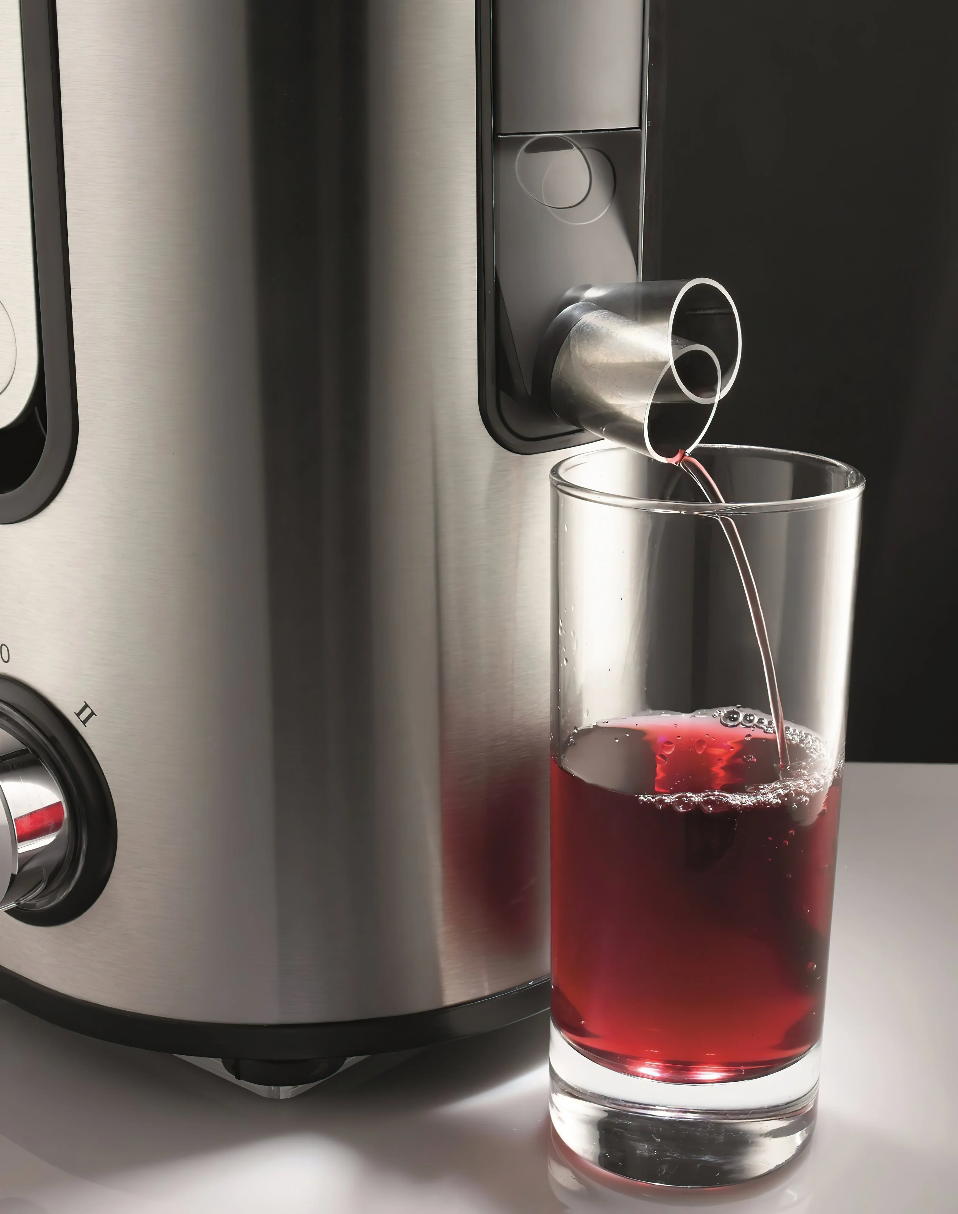 Соковитискач Gorenje відцентрований 900Вт, чаша-1.1л, жмих-1.5л, жолоб на ціле яблуко, пластик/метал - 2